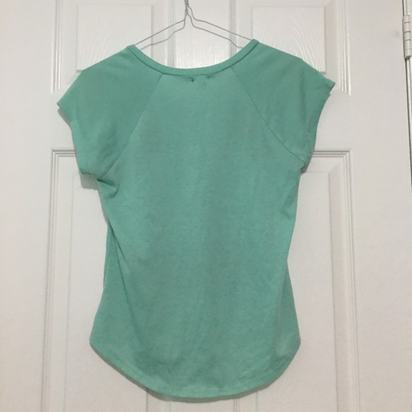 fun y2k vibe teal sea green summer graphic tee - Picture 2 of 2